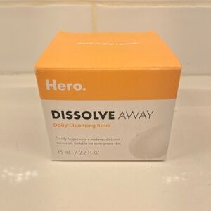 Hero. Dissolve Away Daily Cleansing Balm 65ml 2.2oz New and Sealed in Box